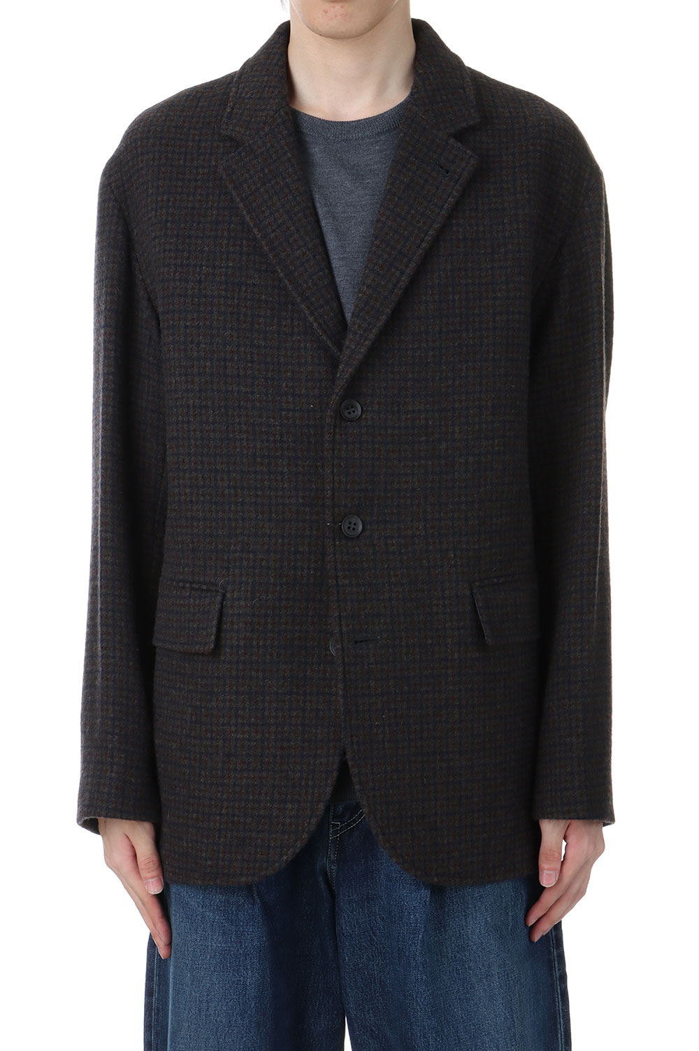 Rakuten - 【P10倍】SCAPE 3 BUTTON JACKET - CHECK (AOEFJK006CK) ANOTHER OFFICE(アナザー・オフィス)