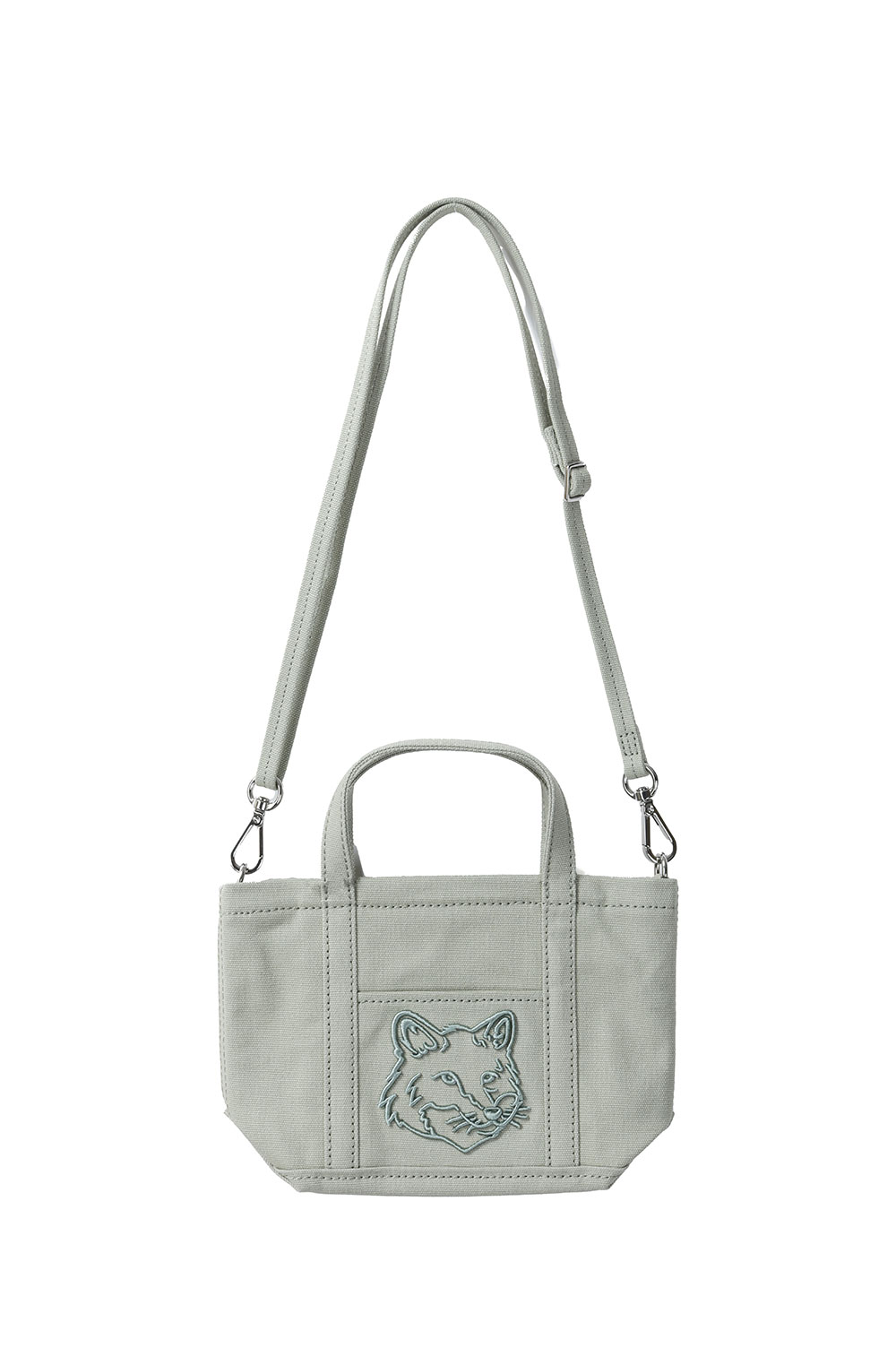FOX HEAD MINI TOTE - COURT GREEN (MW05106WW0107) Maison Kitsune -Women...