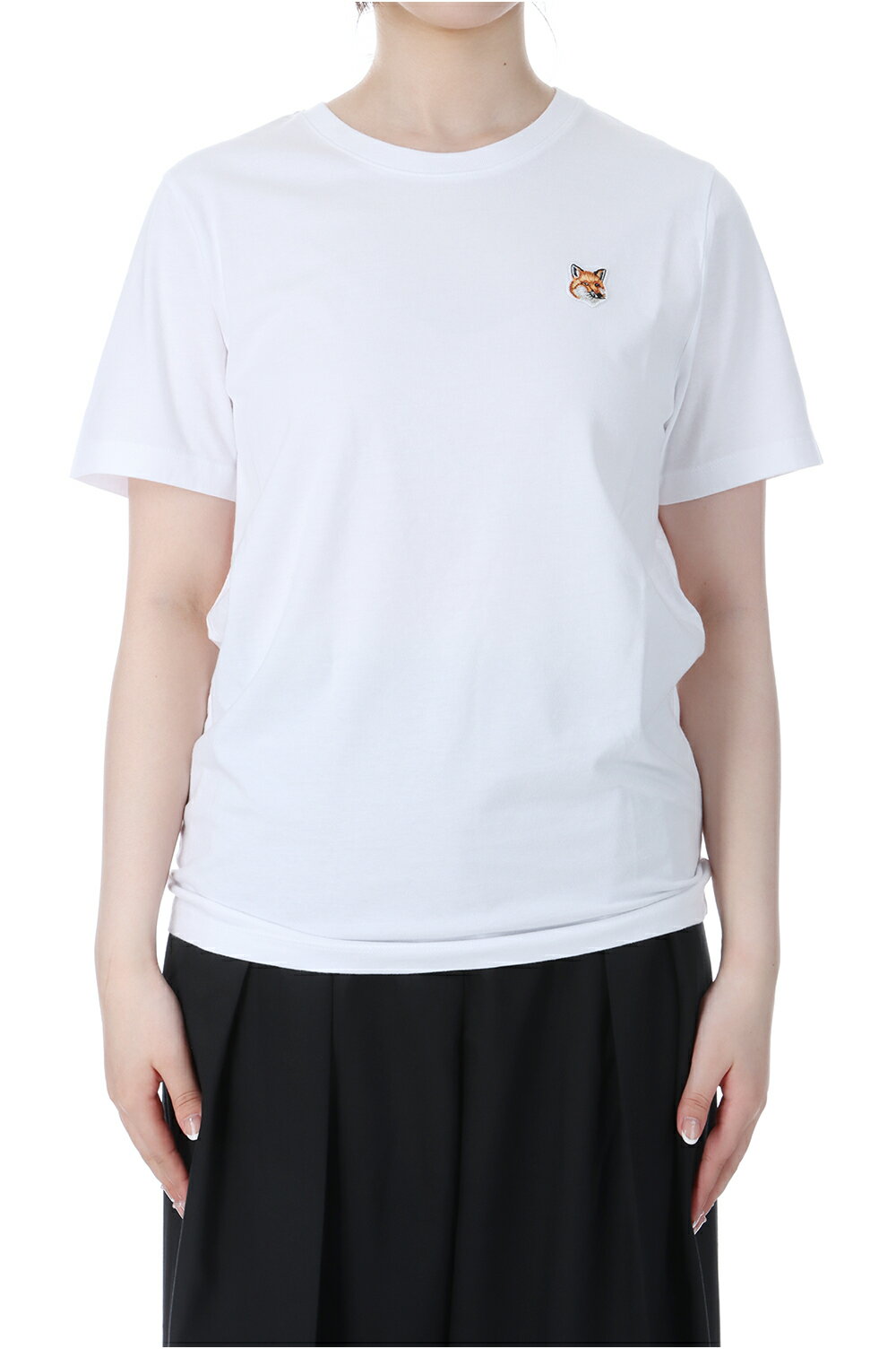 樂天商城 - FOX HEAD PATCH REGULAR TEE SHIRT - WHITE (LW00105KJ0008) Maison Kitsune -Women-(メゾンキツネ)