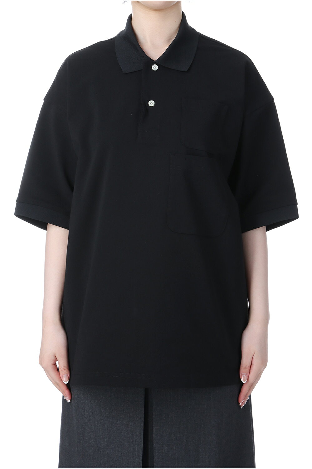 Rakuten - W's TECH POLO SHIRT W/POCKET S/S - BLACK (BE-37025L) DAIWA PIER39 -Women-(ダイワ ピア 39)