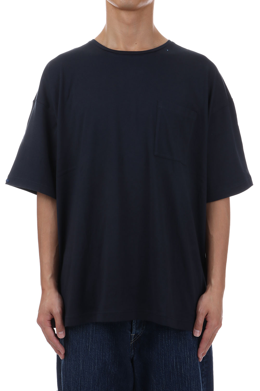 H/W POCKET T-SHIRT / NAVY (PC-006-3170) Porter Classic(ポータークラシック)