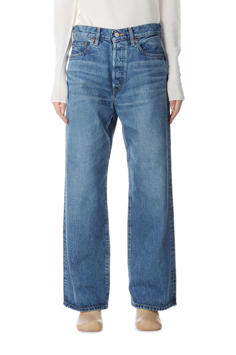 Rakuten - 【P10倍】BAGGY JEANS - BLUE (23AMSPA04) Shinzone(シンゾーン)