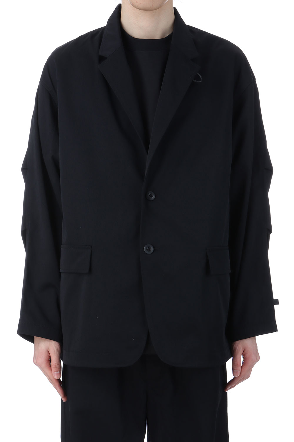 TECH LOOSE 2B JACKET TWILL - BLACK (BJ-56025) DAIWA PIER39(ダイワ ピア39)