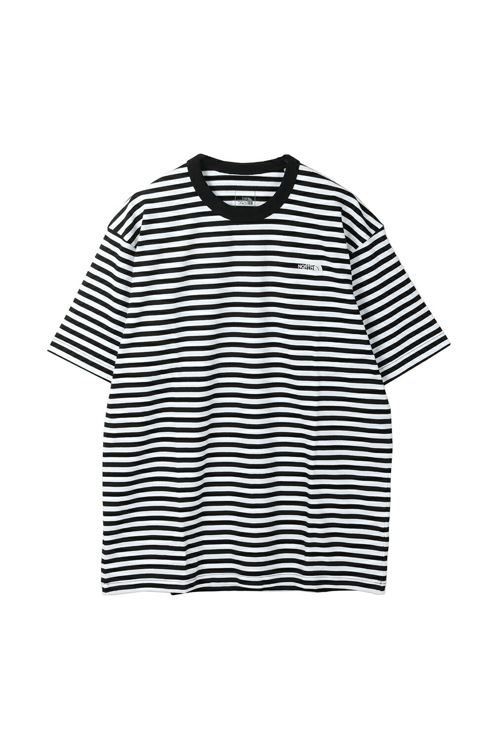 【P5倍】S/S Multi Border Tee - BLACK / WHITE (NT32455) The North Face(ザ・ノース・フェイス)
