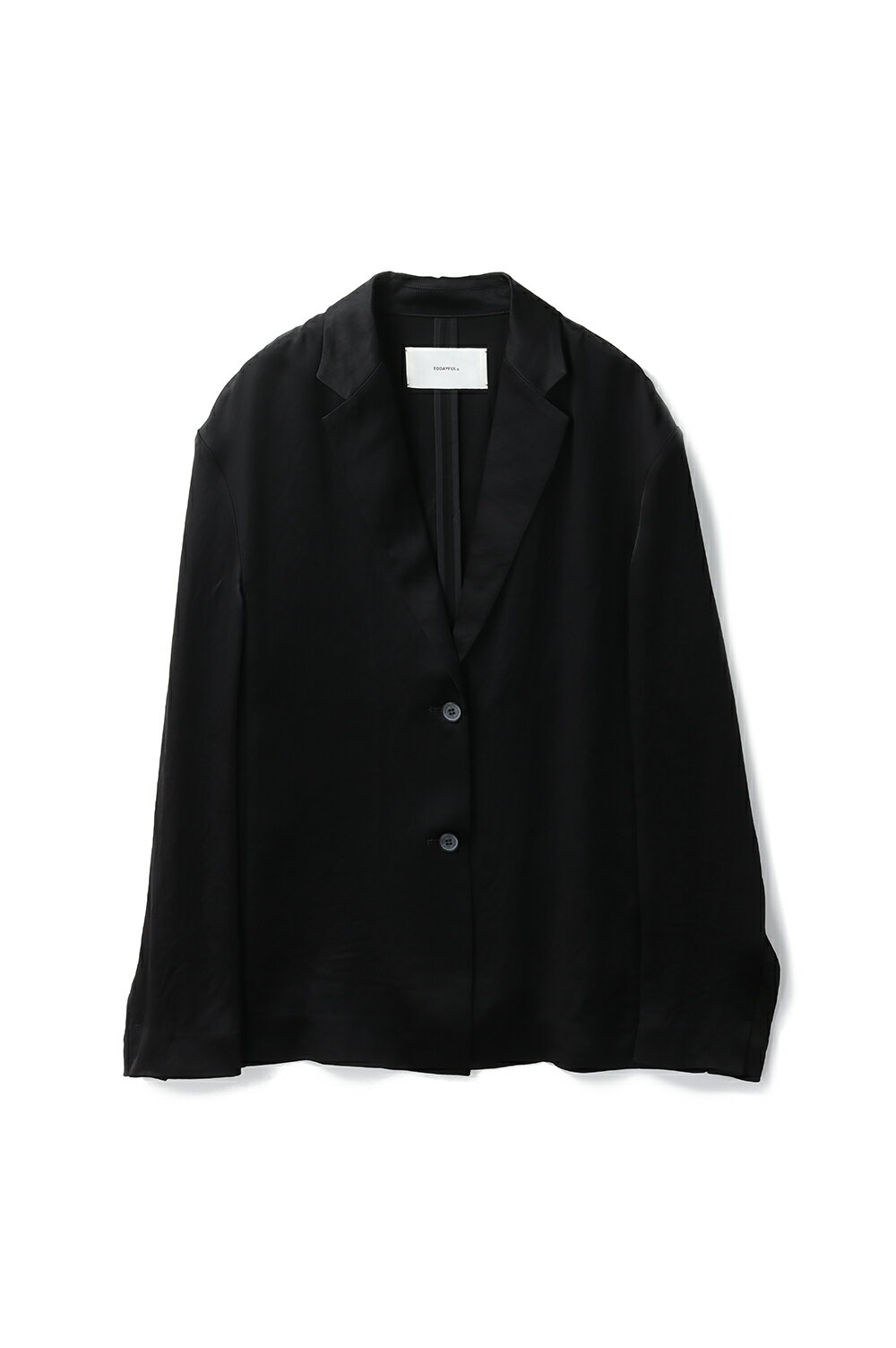 Satin Over Jacket - BLACK (12410103) Todayful(トゥデイフル)のサムネイル
