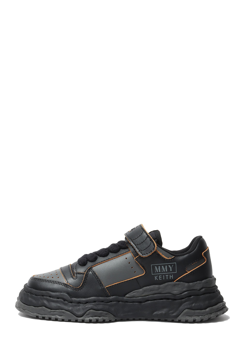 Rakuten - 【P10倍】KEITH LEATHER LOW-BLK/GRY(A13FW702) (~Size39) MIHARA YASUHIRO -Women(ミハラ ヤスヒロ)
