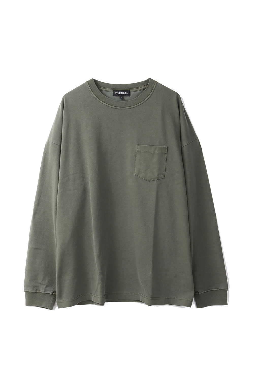 【P2倍】Pigment Long T - KHAKI (SHL25SS012OE) SHELTECH(シェルテック)