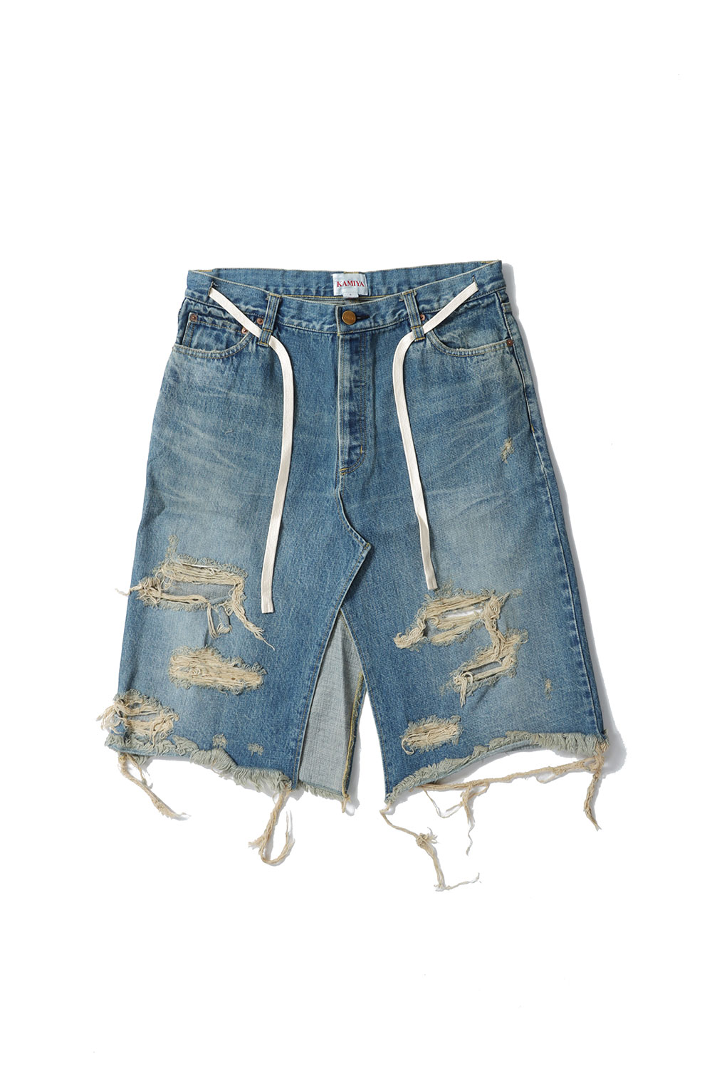 Rakuten - 【P10倍】Denim Wrap Skirt - INDIGO (G14PT040) KAMIYA(カミヤ)