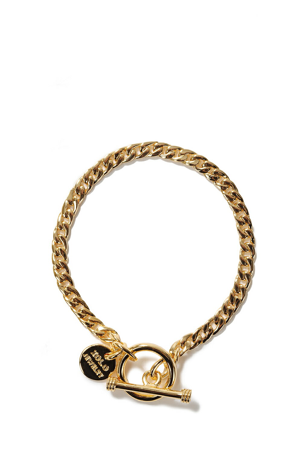 【P2倍】Basic Link Bracelet -4mm- -Gold- (XOB088-19G) XOLO JEWELRY(ショロ ジュエリー)