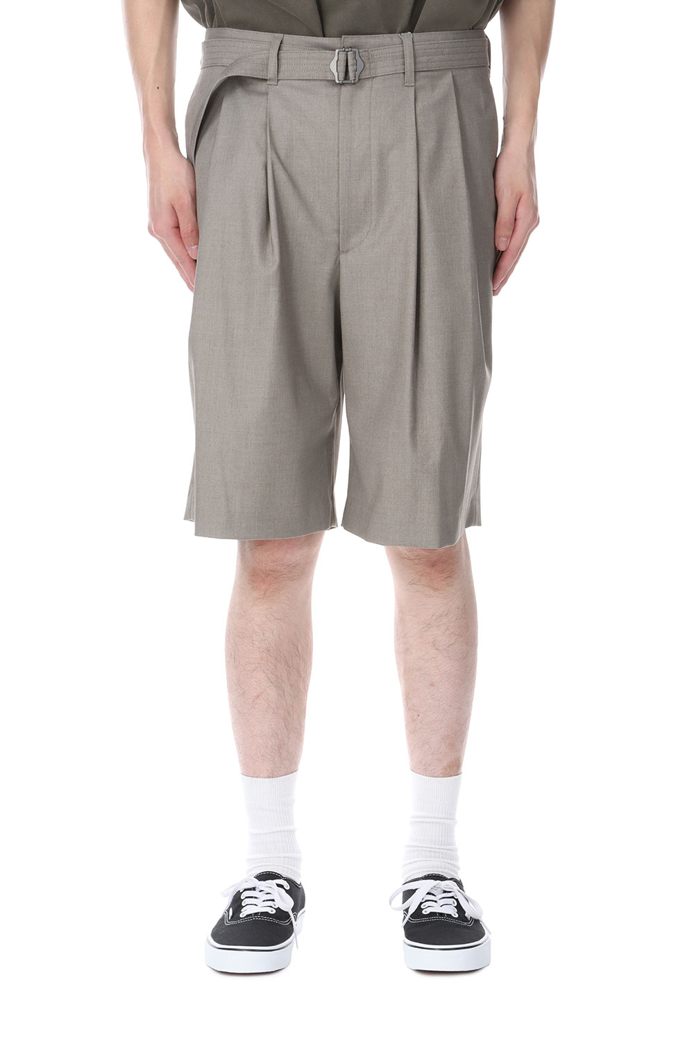 Rakuten - 【P10倍】Hemingway Belted Shorts - Bamboo (AODMPT001) ANOTHER OFFICE(アナザー・オフィス)