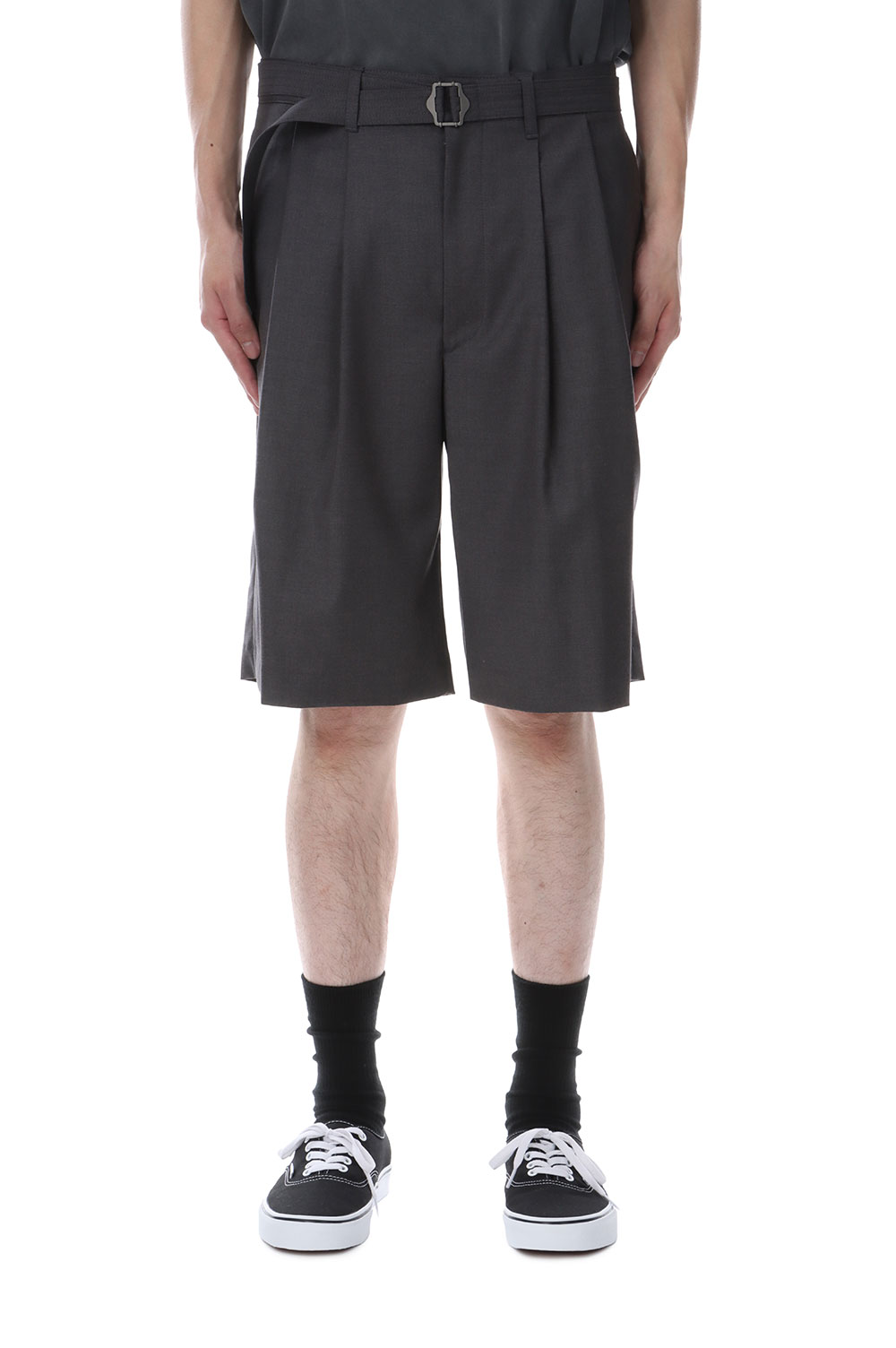 Rakuten - 【P10倍】Hemingway Belted Shorts - Heather Gray (AODMPT001) ANOTHER OFFICE(アナザー・オフィス)