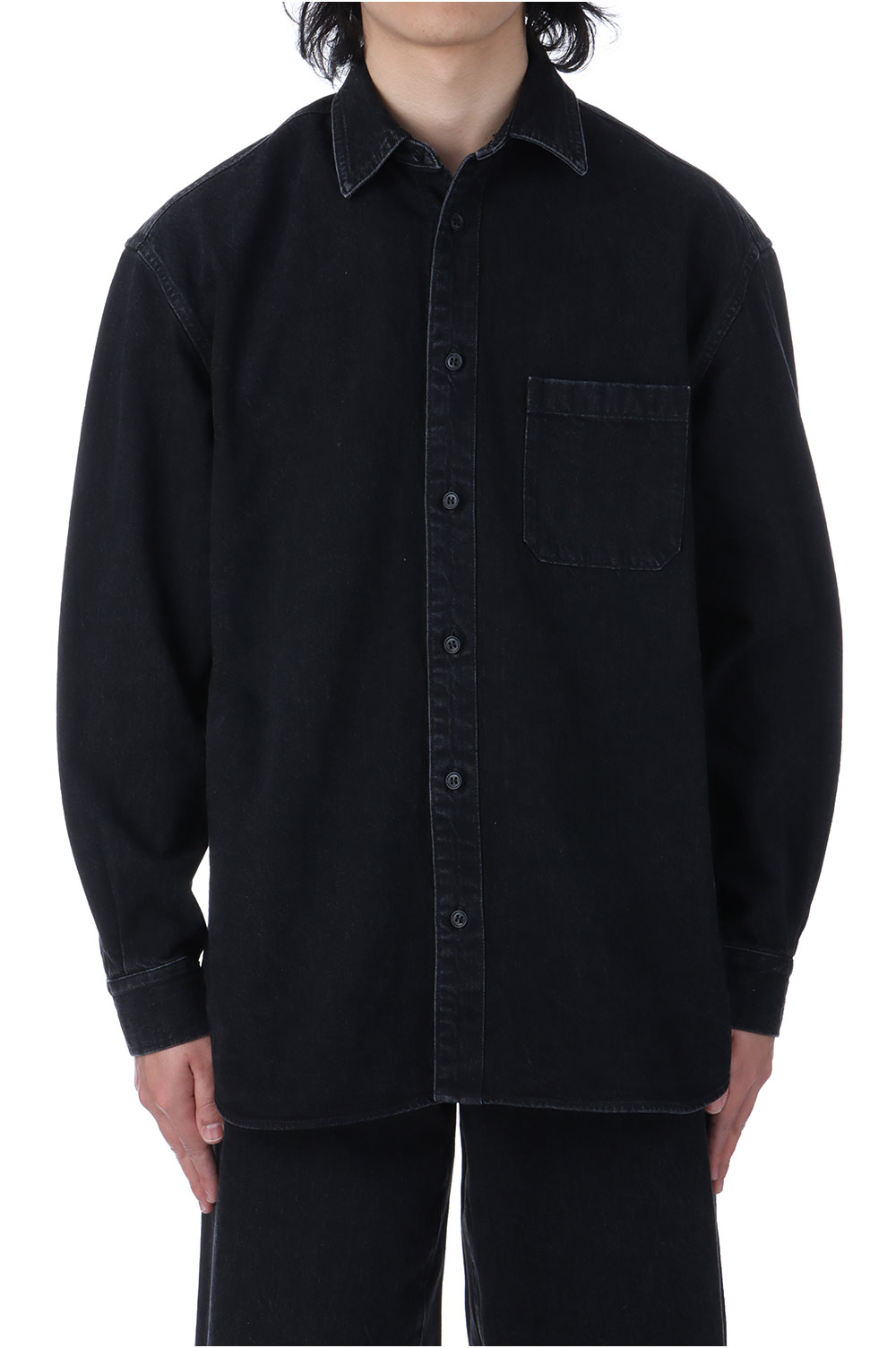 【P10倍】OVER SHIRT JACKET / BLACK (J002) CEI
