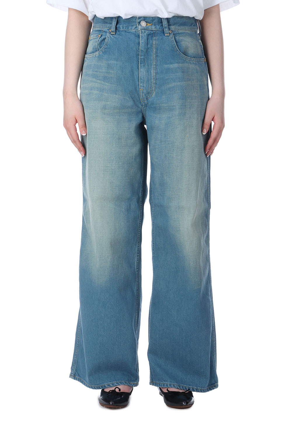 樂天商城 - ROBINSON DENIM PANTS - LIGHT BLUE (25MMSPA07) Shinzone(シンゾーン)
