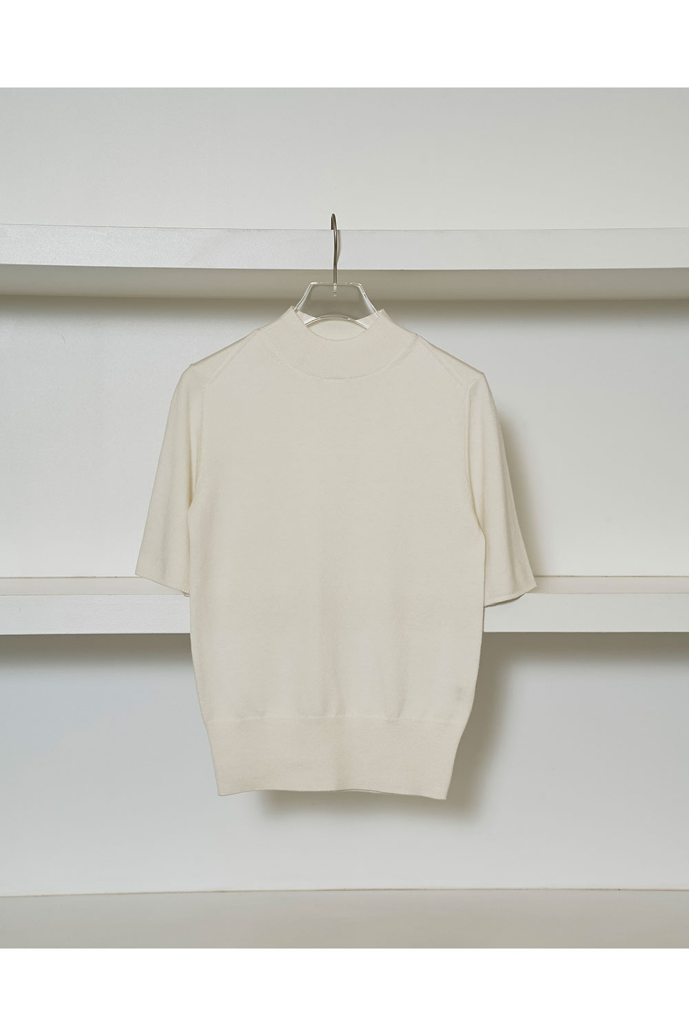 Halfsleeve Highgauge Knit - ECRU (12520513) Todayful(トゥデイフル)