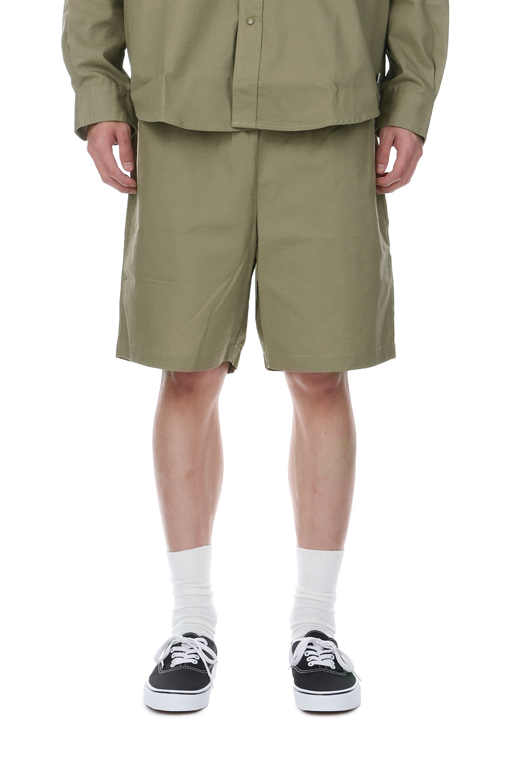 NEW BASIC SHORTS - KHAKI (ACY-25SS-014) Acy(エイシー)