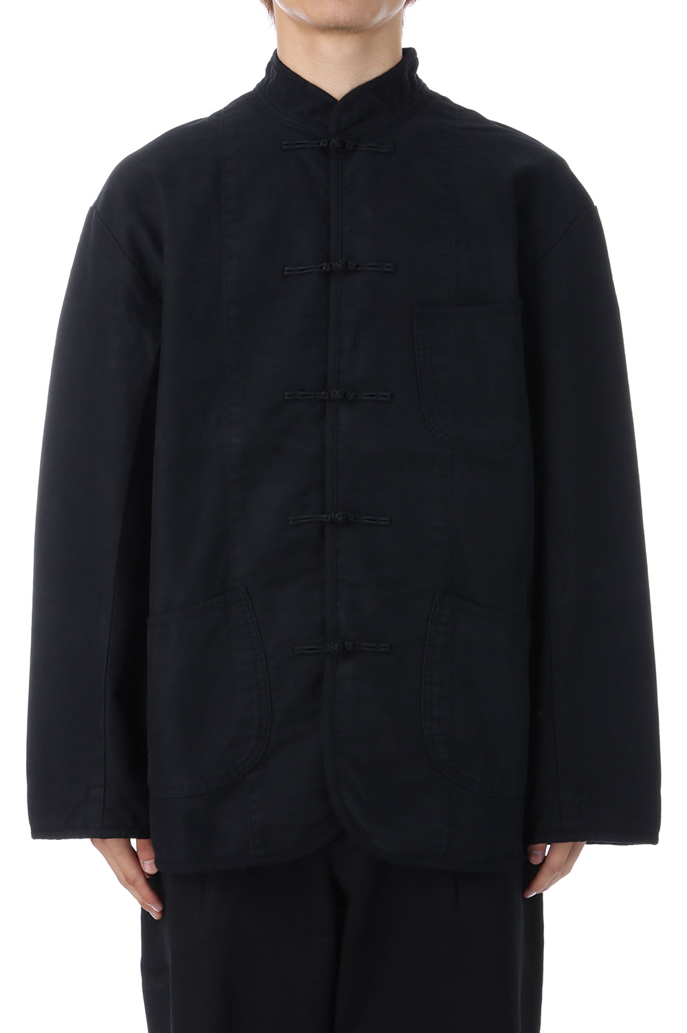 MOLESKIN CHINESE JACKET WATCH CHAIN ITEM / BLACK (PC-019-3536) Porter Classic(ポータークラシック)