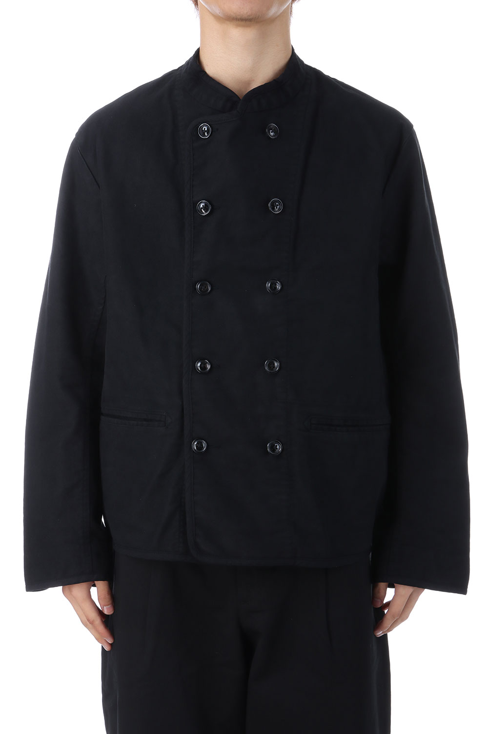 MOLESKIN SHORT RIDERS JACKET / BLACK (PC-019-3537) Porter Classic(ポータークラシック)