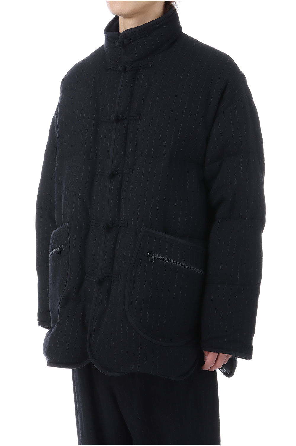 PIN STRIPE CHINESE DOWN...の紹介画像2