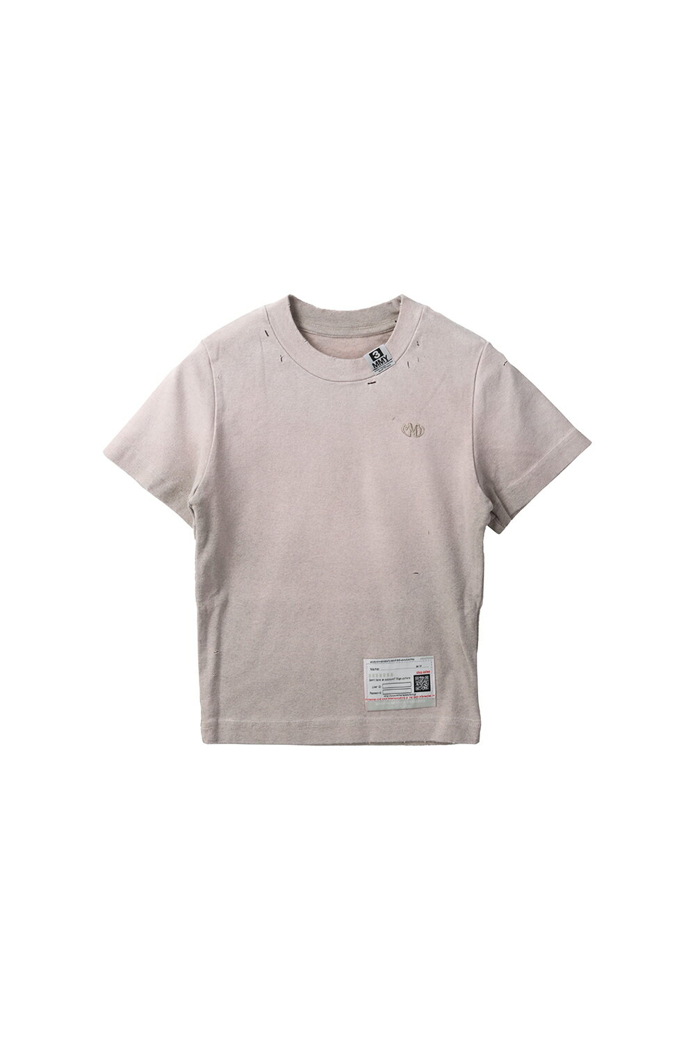 樂天商城 - SUNFADE MINI TEE -BEIGE(B14TS582) MIHARA YASUHIRO -Women(ミハラ ヤスヒロ)