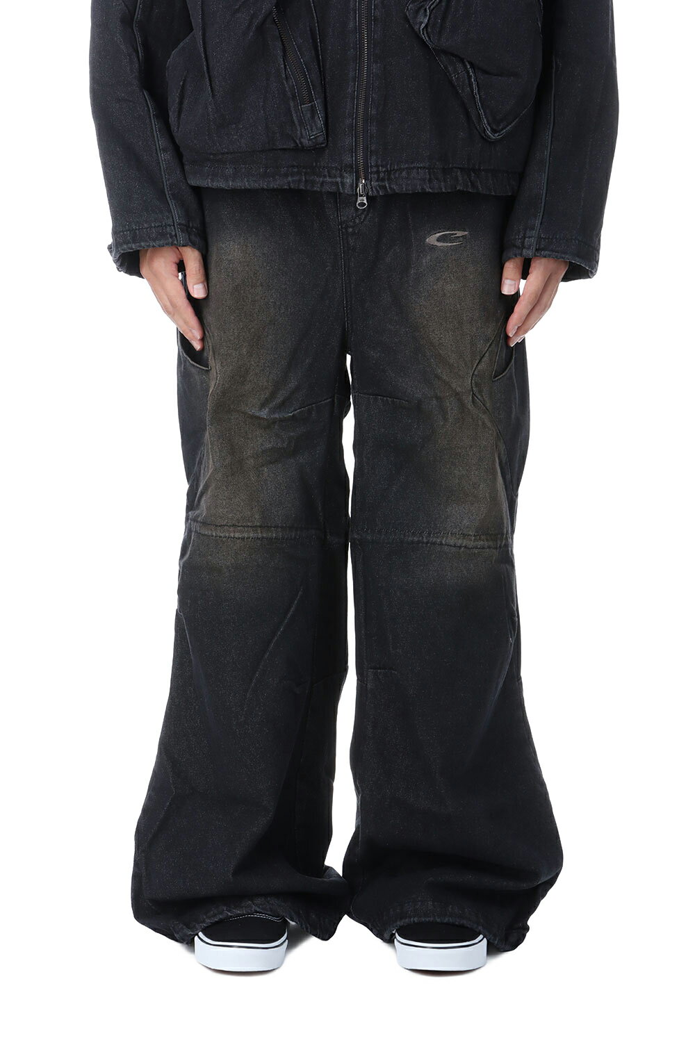 Rakuten - 【P10倍】CPG RHOMBUS FADE DENIM PANTS - BLACK (25AW-CPG-08 / FS1882) F-LAGSTUF-F(フラグスタフ)