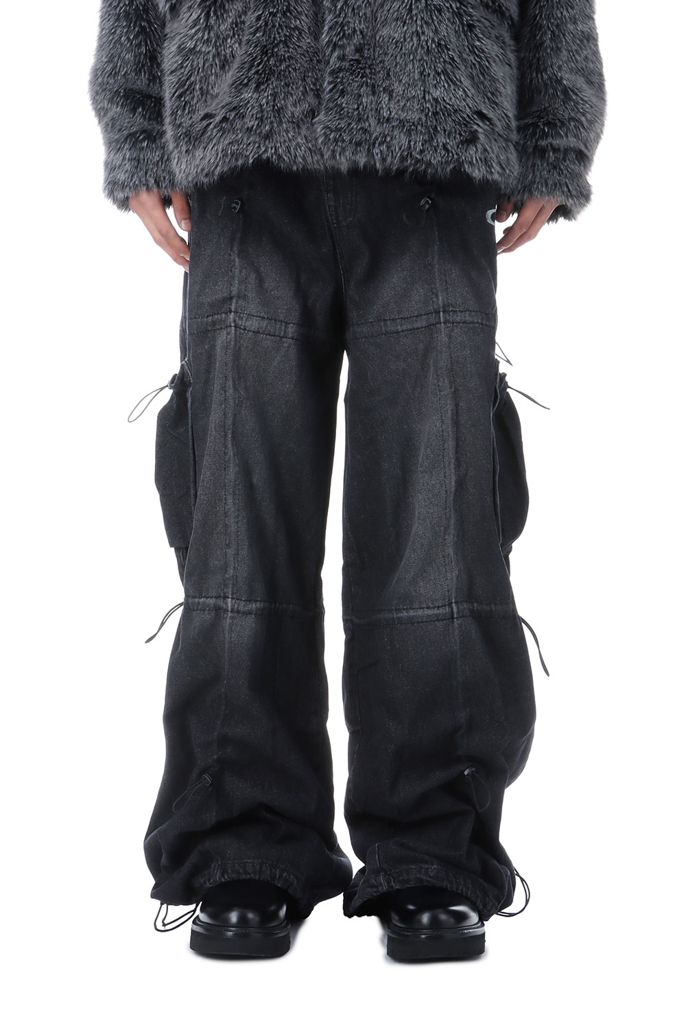 【P2倍】CPG ANOMALY CORD DENIM PANTS 25AW - BLACK (25AW-CPG-07 / FS1894) F-LAGSTUF-F(フラグスタフ)