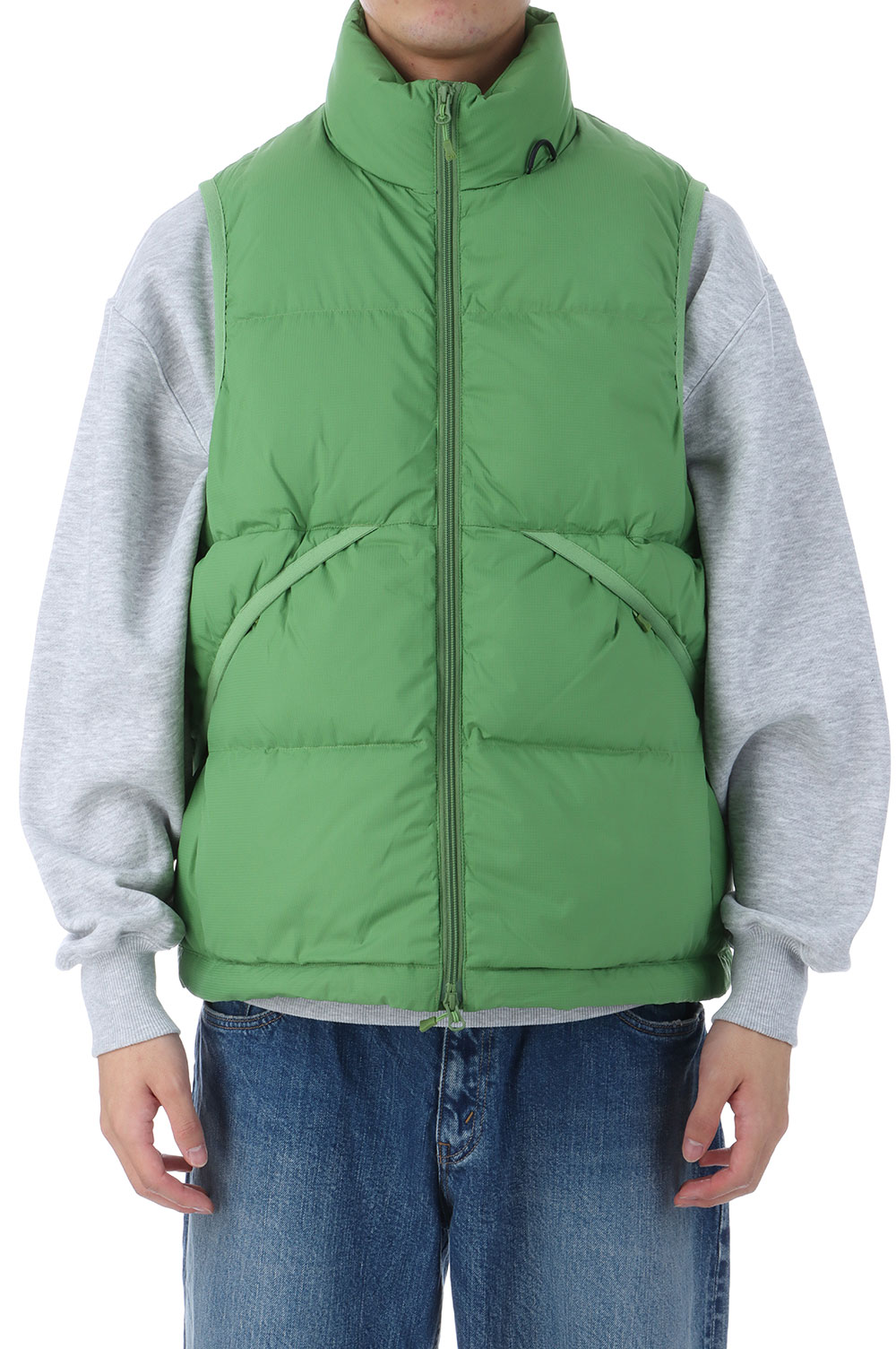 TECH ALPINE DOWN VEST - GREEN (BW-24025W) DAIWA PIER39(ダイワ ピア39)