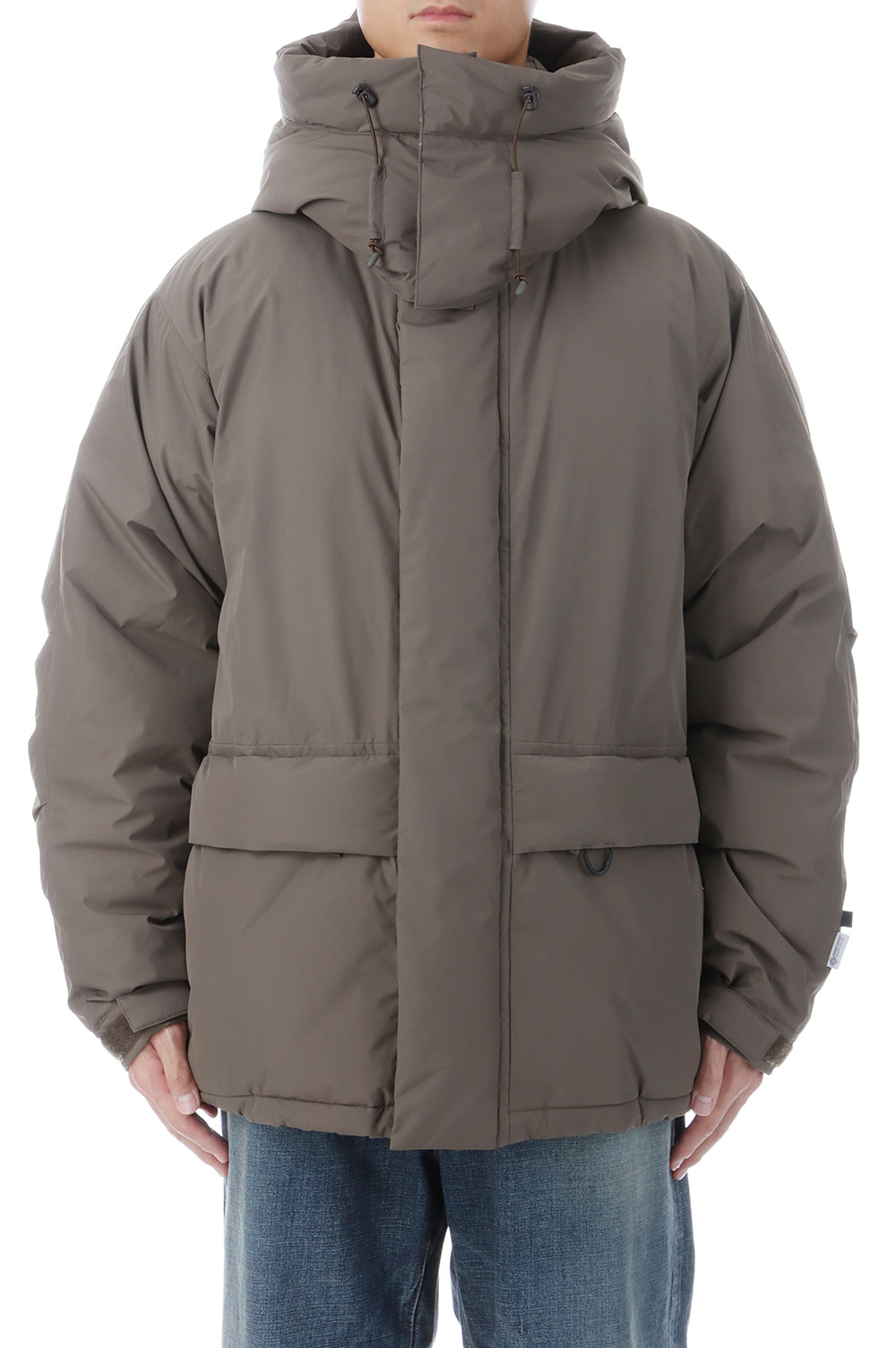 Jumper, Blouson - 【P10倍】WINDSTOPPER(R) EXPEDITION DOWN JACKET - BROWN KHAKI (BW-15025W) DAIWA PIER39(ダイワ ピア39)