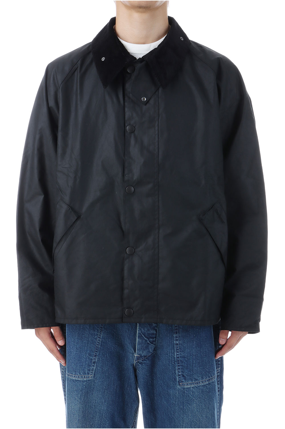 Rakuten - 【P10倍】over size transport wax jacket - BLACK (MWX1678) Barbour(バブアー)