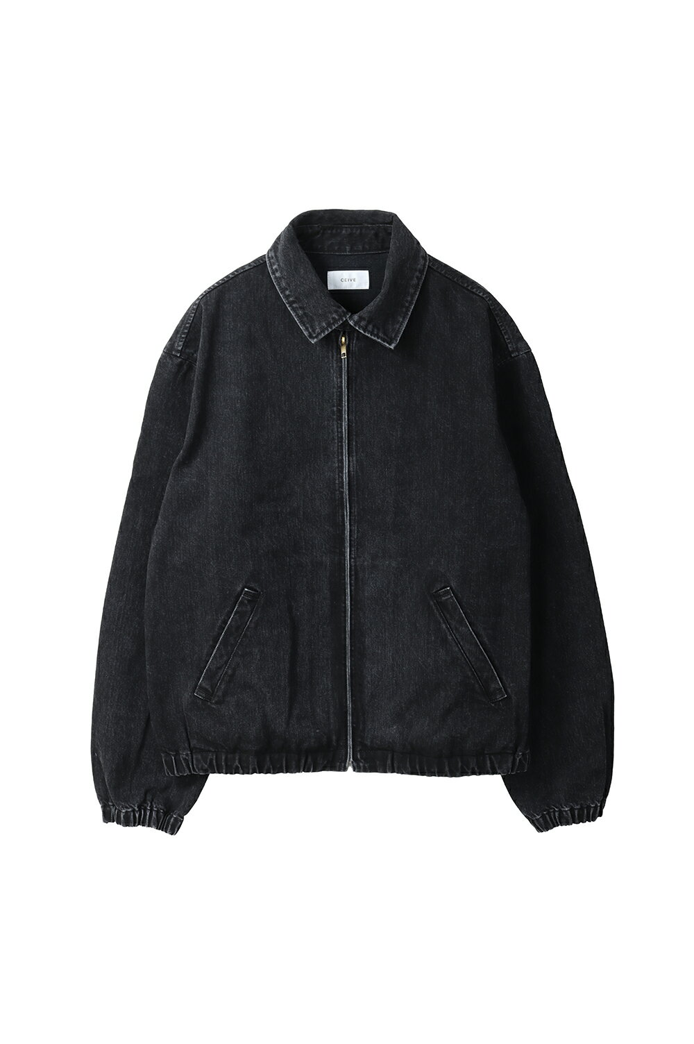 樂天商城 - DENIM HARRINGTON JACKET - BLACK (J003) CEIVE(シーヴ)