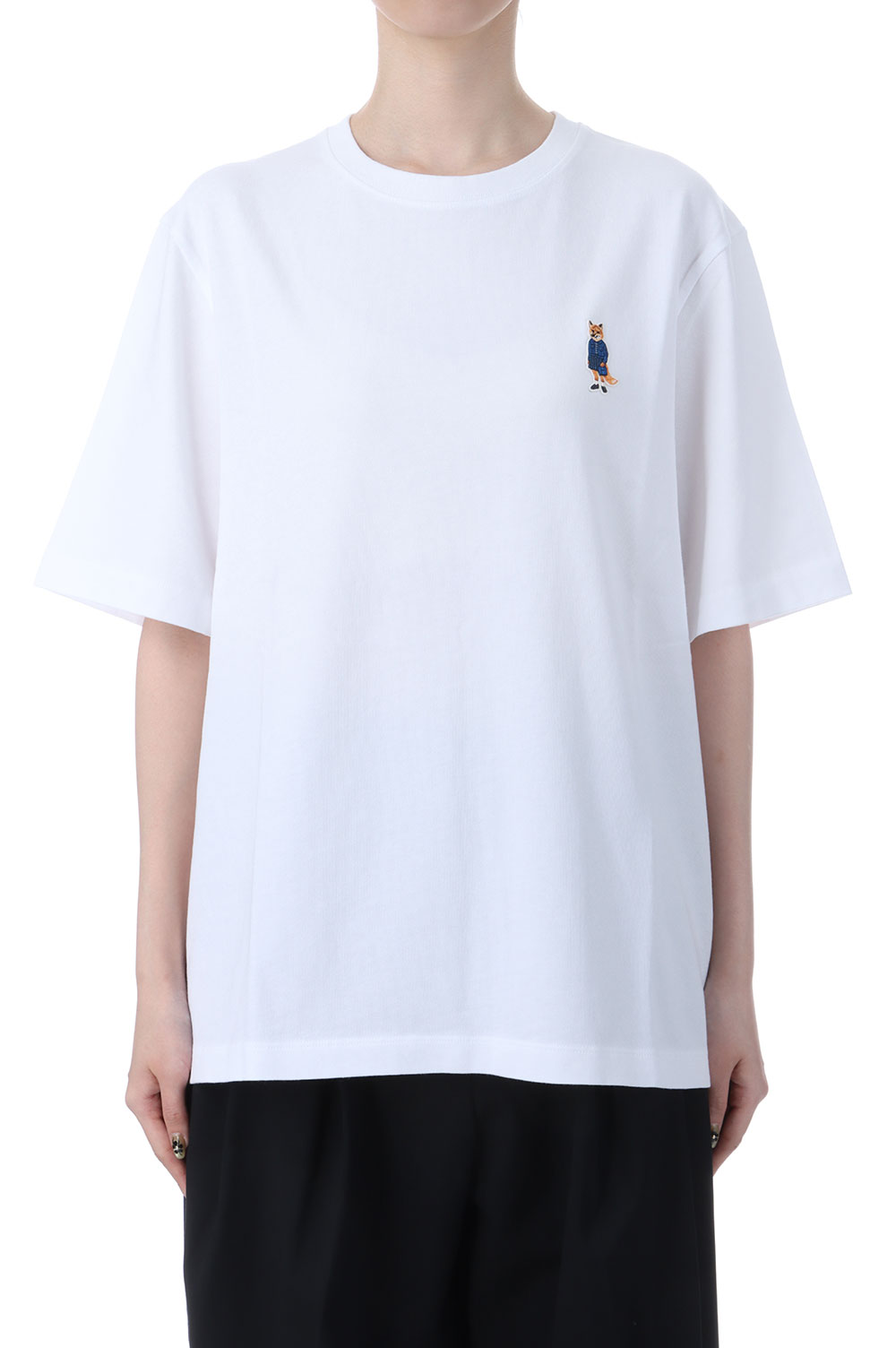 樂天商城 - DRESSED FOX COMFORT TEE-SHIRT - WHITE (PW00121KJ0119) Maison Kitsune -Women-(メゾンキツネ)