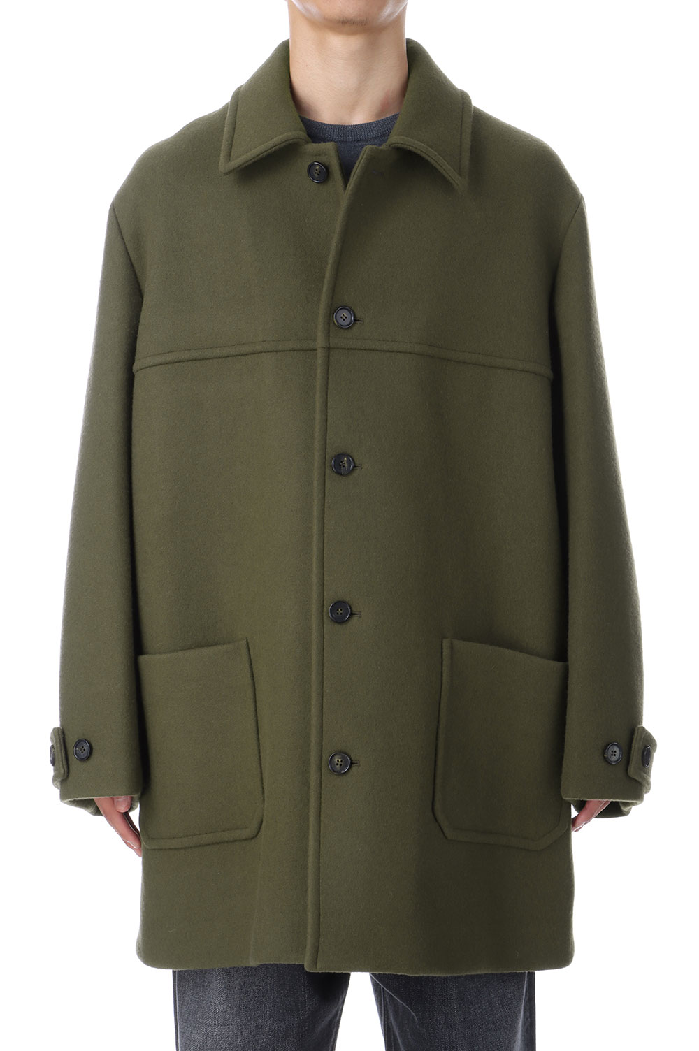 樂天商城 - Maverick Car Coat - Olive (AOEFCT006) ANOTHER OFFICE(アナザー・オフィス)