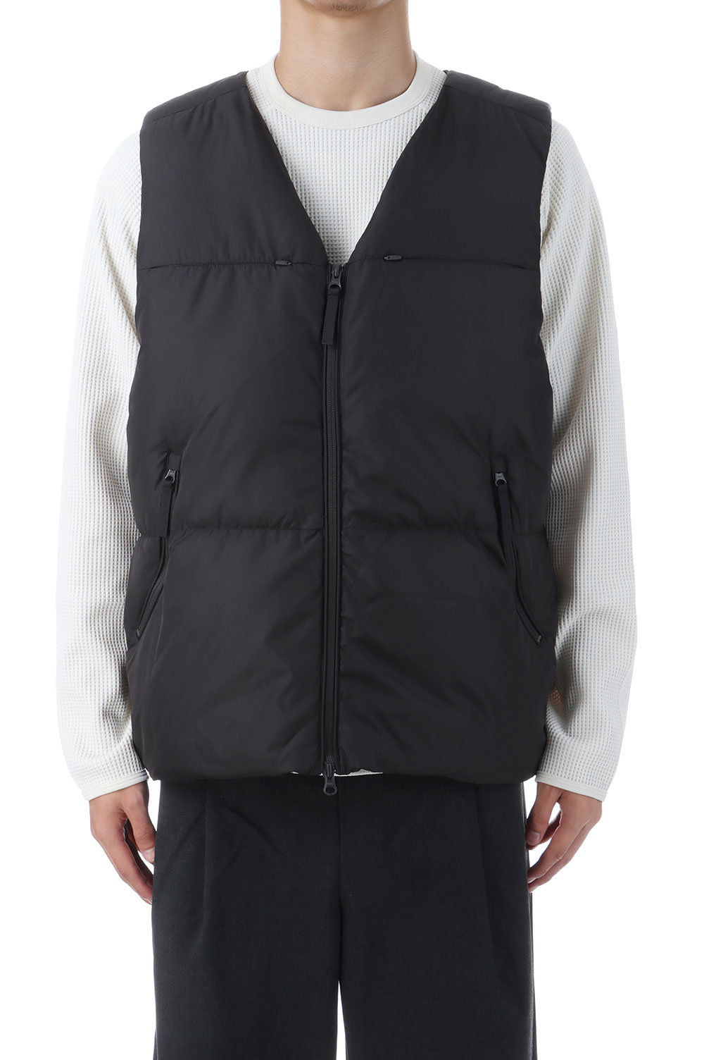 Rakuten - ELEMENT DOWN VEST - CHARCOAL BLACK (AW25002) Hiking Patrol(ハイキングパトロール)