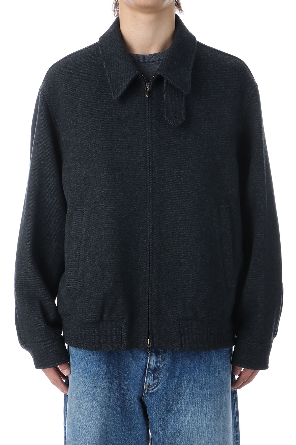 Rakuten - Volume Blouson - Caviar (AOEFJK004) ANOTHER OFFICE(アナザー・オフィス)
