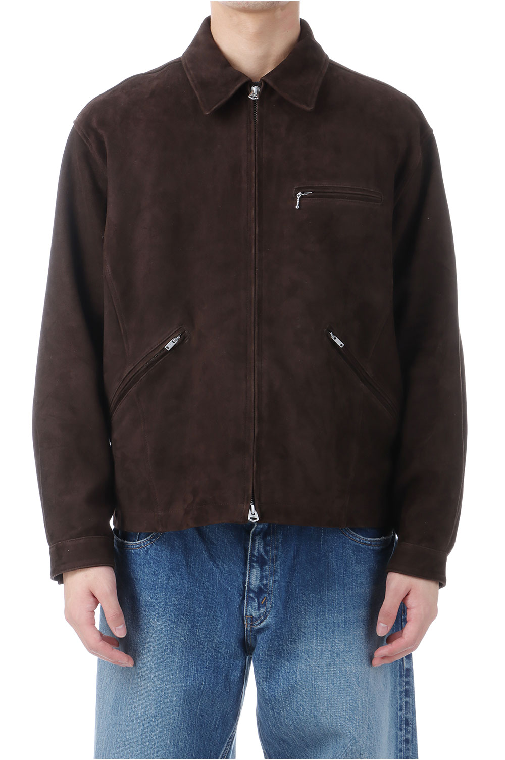 Rakuten - 【P10倍】Leather Work Jacket - Dark Brown (AOEWLJ004) ANOTHER OFFICE(アナザー・オフィス)