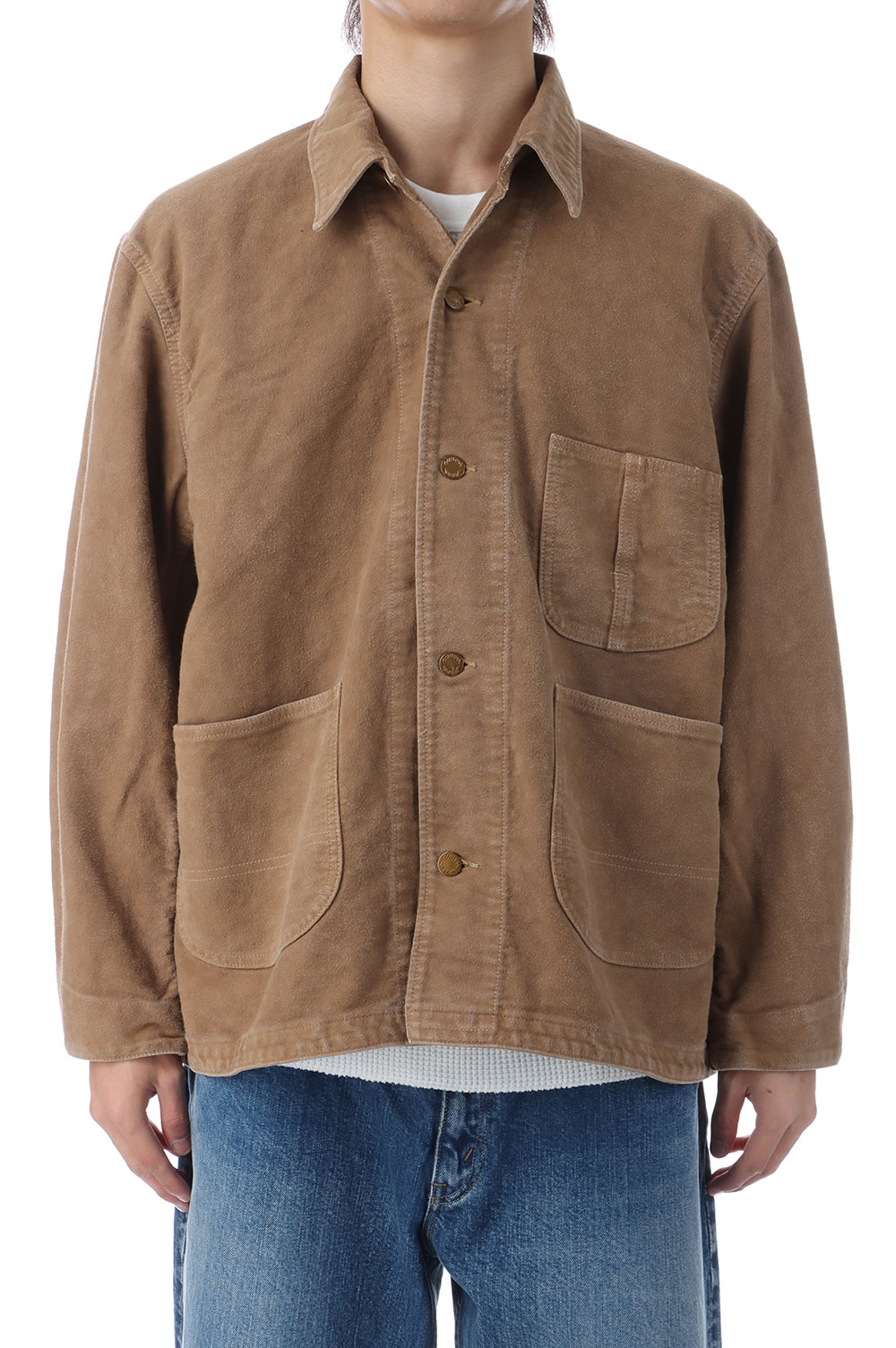 Mole Skin Coverall - BEIGE (RN29373043) Remi Relief(レミレリーフ)