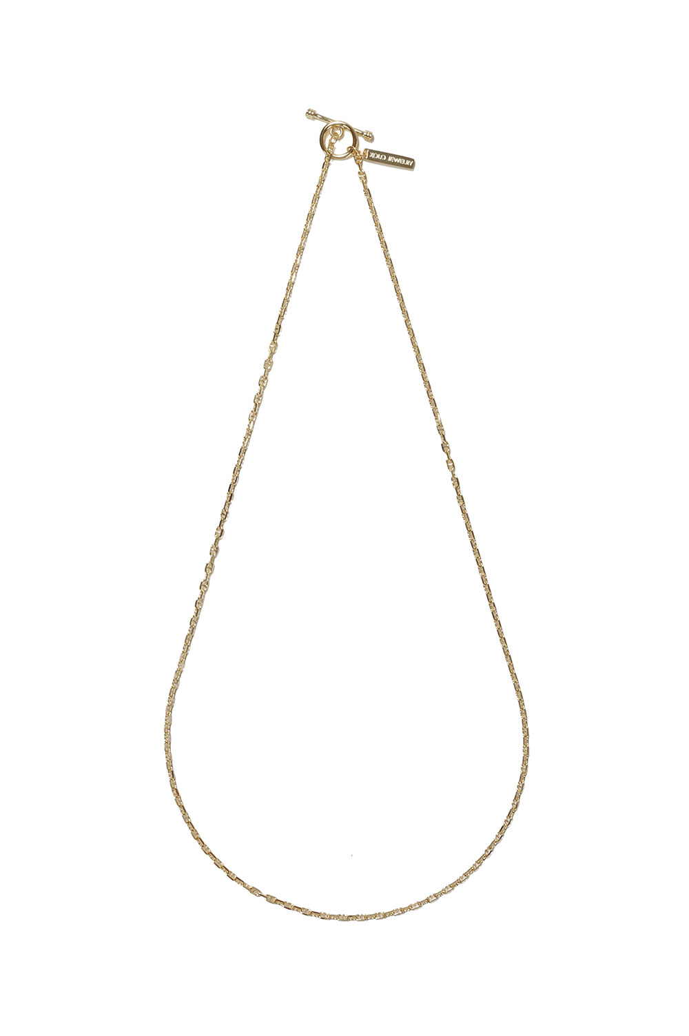 Tiny Solid Anchor Link Necklace - Gold (XON046-50G) XOLO JEWELRY(ショロ ジュエリー)