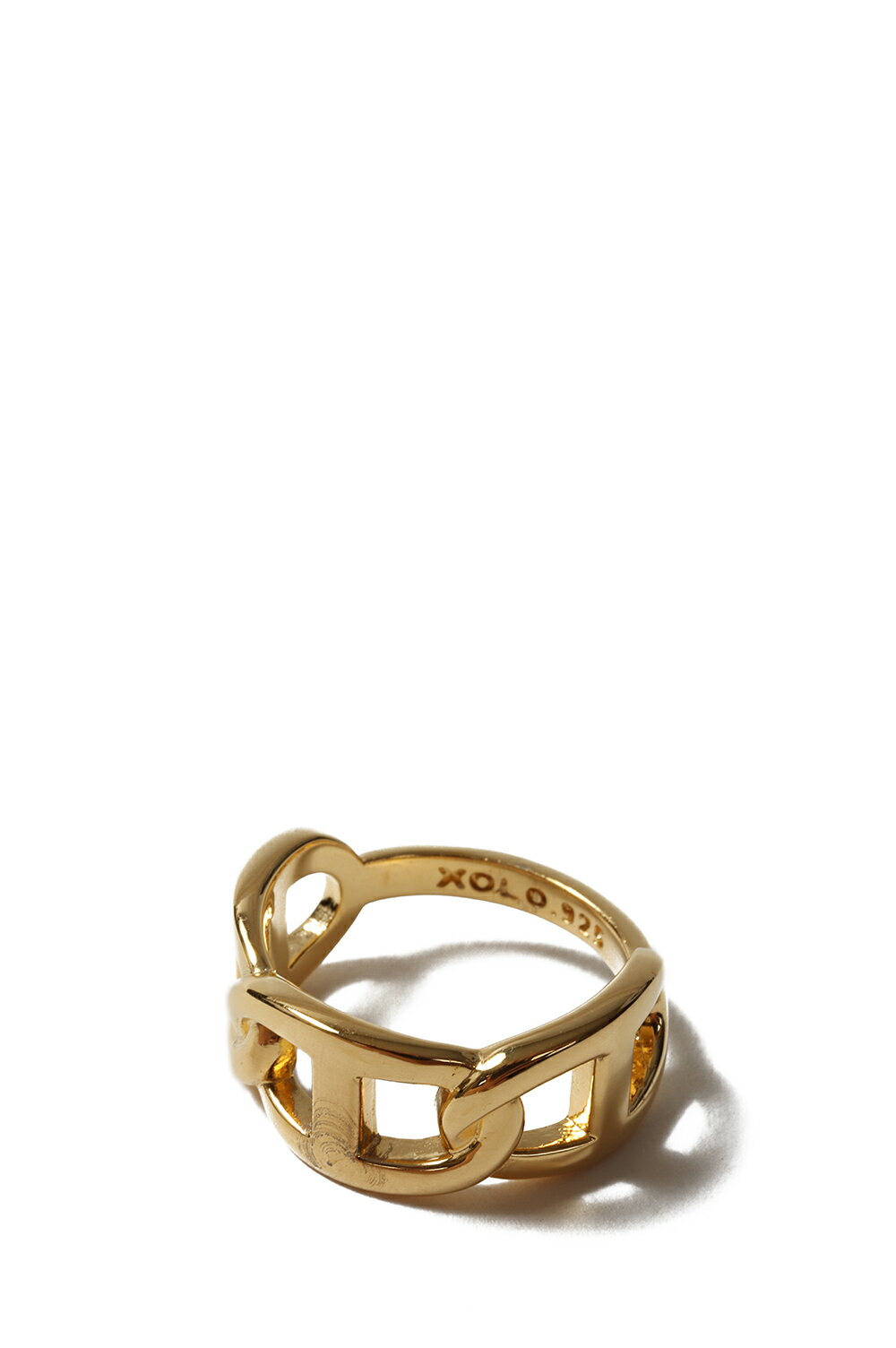 【P2倍】Anchor Ring - Gold (XOR014-G) XOLO JEWELRY(ショロ ジュエリー)