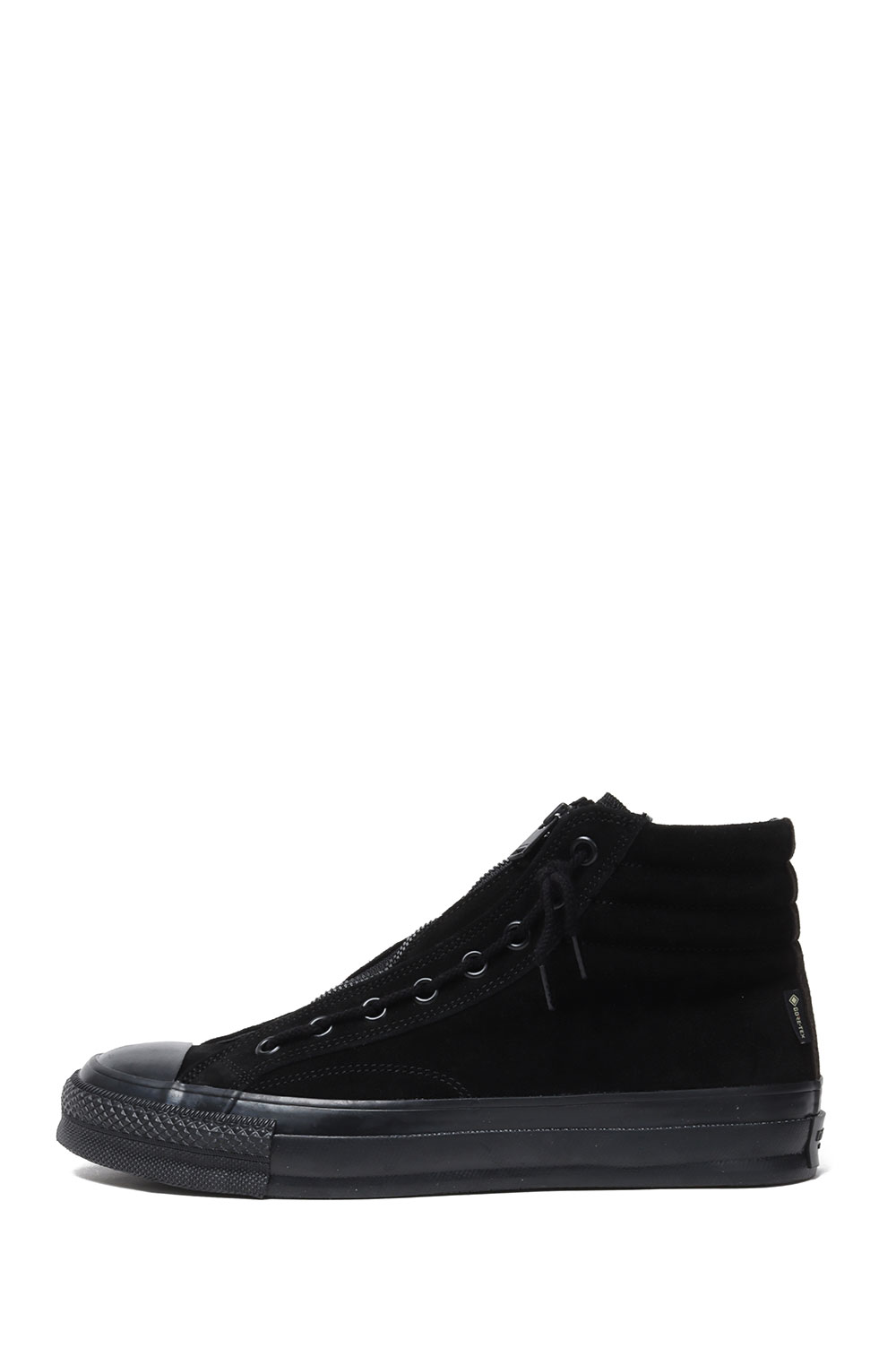 DWELLER TRAINER 2 HI COW LEATHER WITH GORE-TEX by SPINGLE / BLACK x BLACK (NN-F4753) Minedenim(マインデニム)