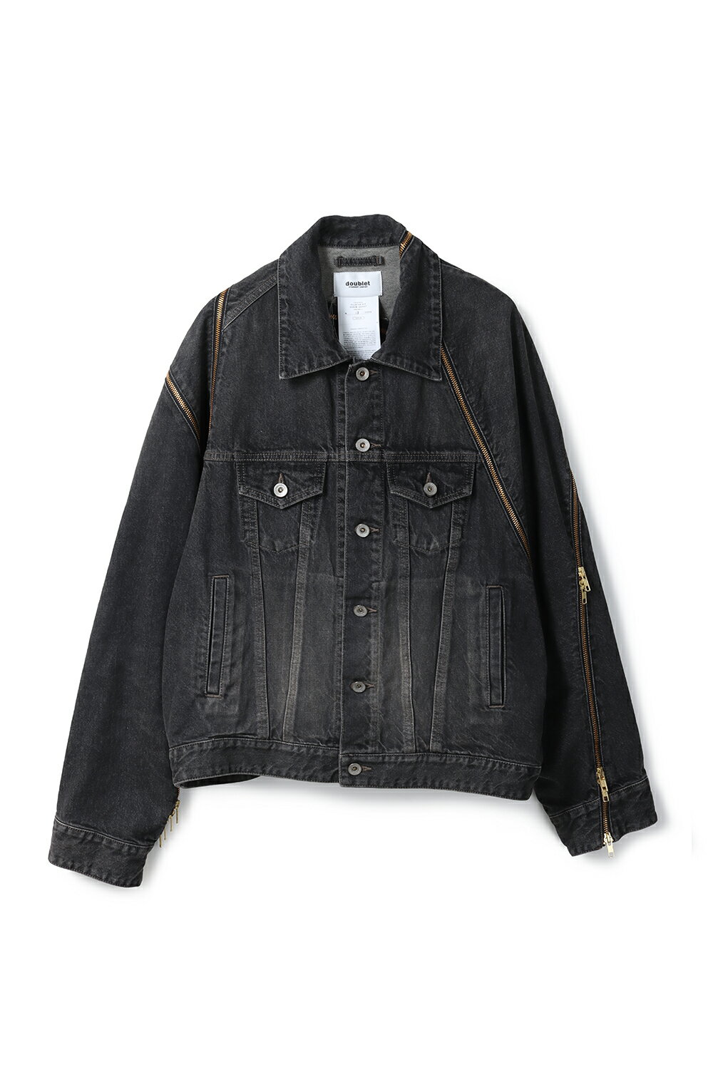 Rakuten - 【P10倍】FILLETED ZIP DENIM JACKET - BLACK (26SS08BL241) doublet(ダブレット)