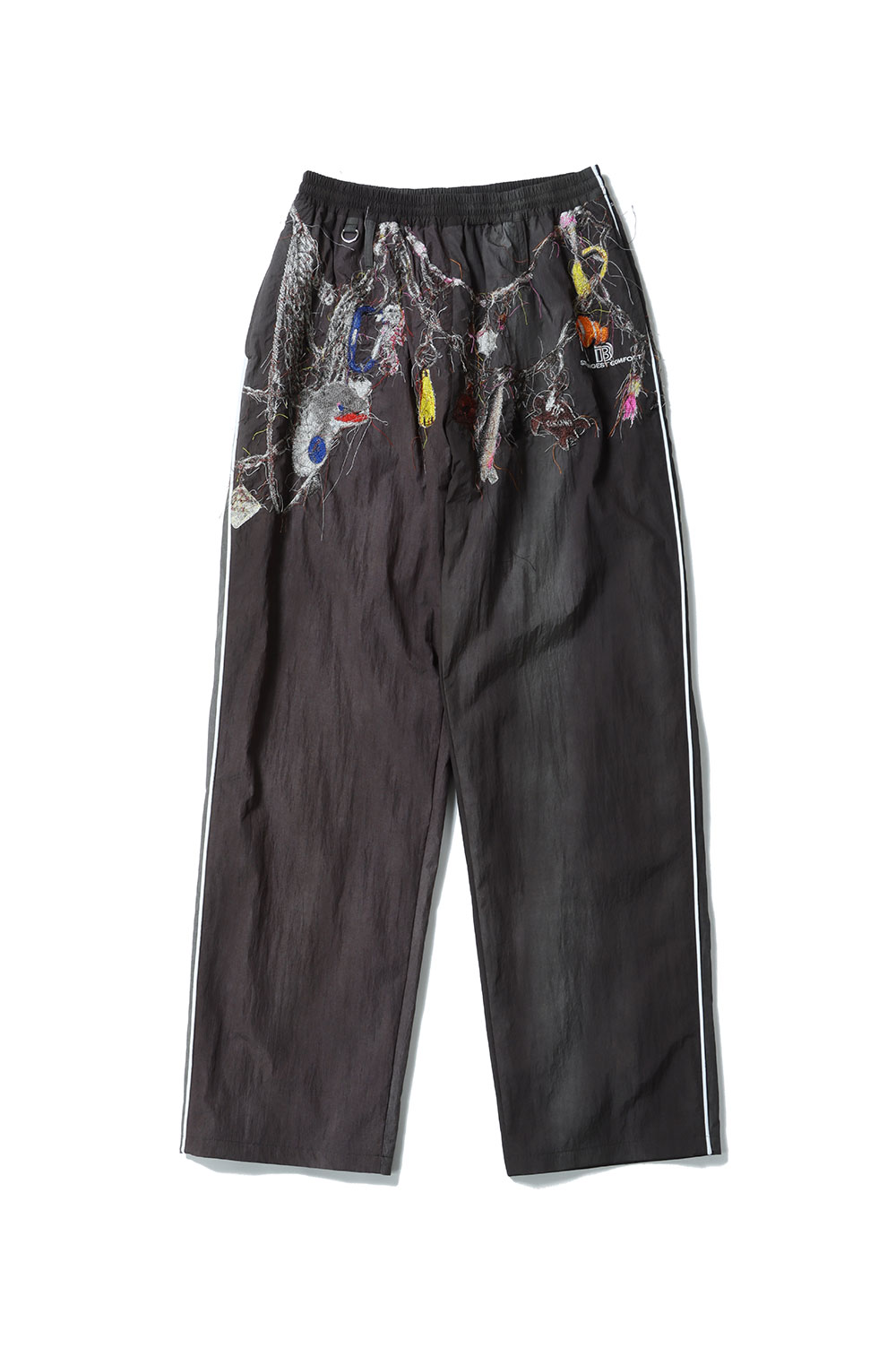 Rakuten - 【P10倍】EMBROIDERED CHAIN TRACK PANTS - CHACOAL (26SS22PT354) doublet(ダブレット)