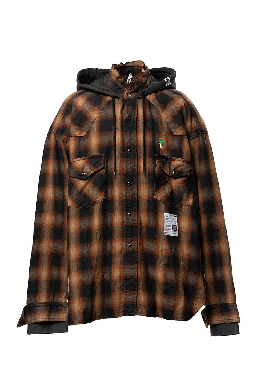 Rakuten - 【P10倍】SWEAT HOODIE L/S SHIRTS / BROWN (J16SH182) MIHARA YASUHIRO(ミハラ ヤスヒロ)