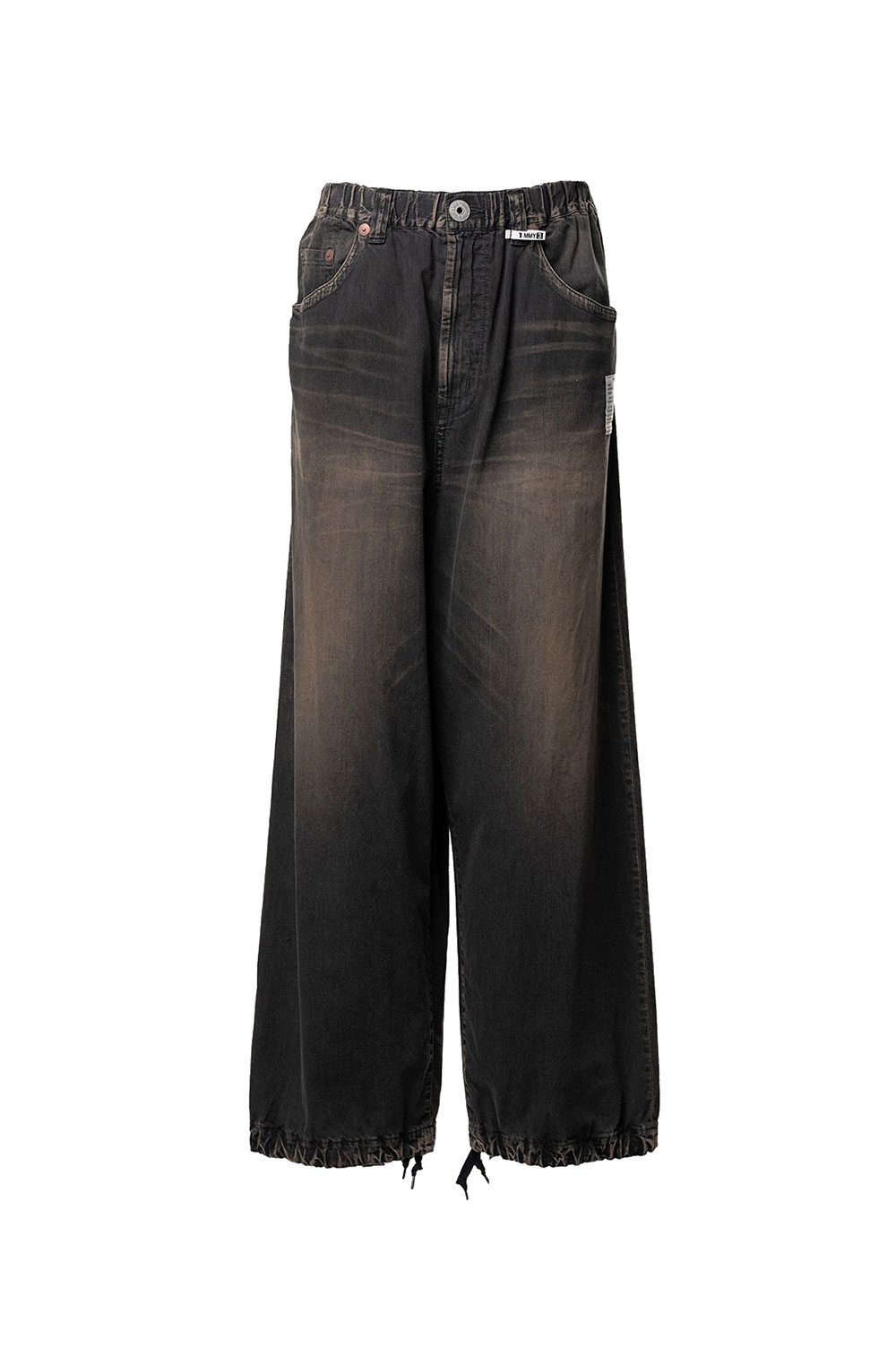 樂天商城 - LIGHT WIDE JEANS / BLACK (J16PT123) MIHARA YASUHIRO(ミハラ ヤスヒロ)