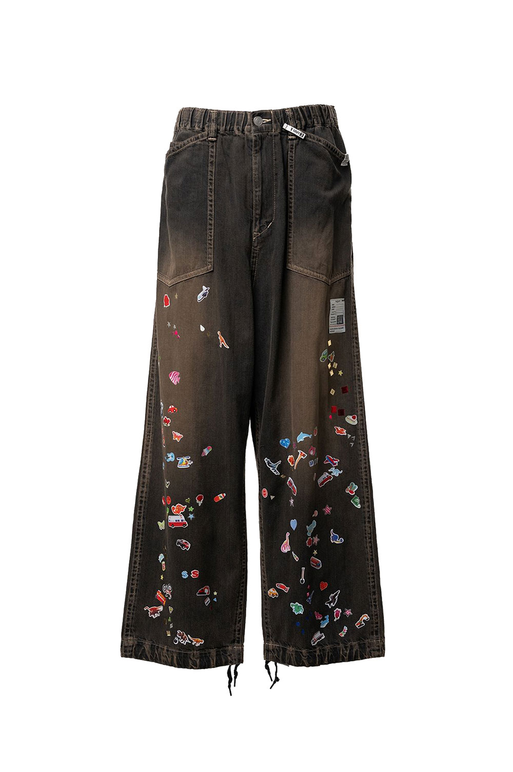 Rakuten - 【P10倍】BAKER JEANS w STICKER / BLACK (J16PT124) MIHARA YASUHIRO(ミハラ ヤスヒロ)