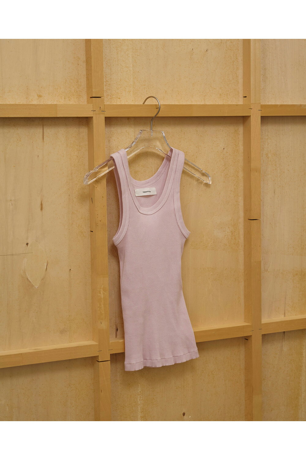 Rakuten - Seamless Rib Tanktop - BABY PINK (12610612) Todayful(トゥデイフル)