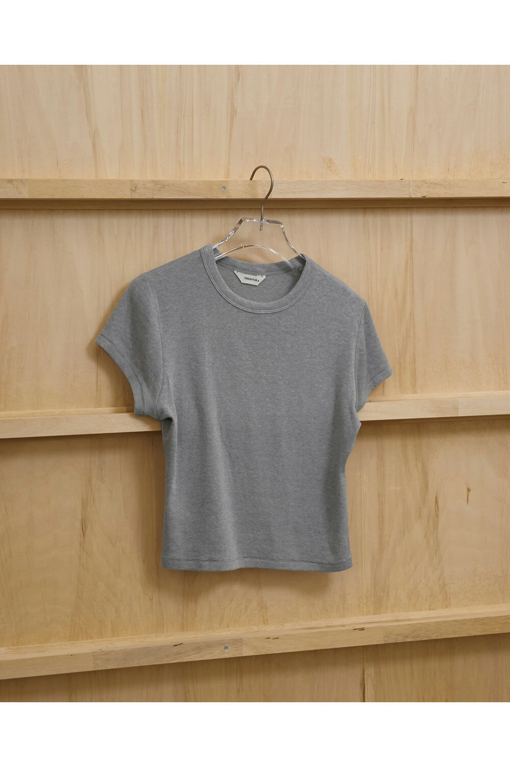 樂天商城 - Compact Smooth T-shirts - GRAY (12610617) Todayful(トゥデイフル)