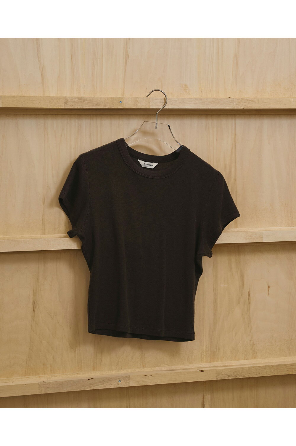 Rakuten - Compact Smooth T-shirts - CHOCOLATE (12610617) Todayful(トゥデイフル)