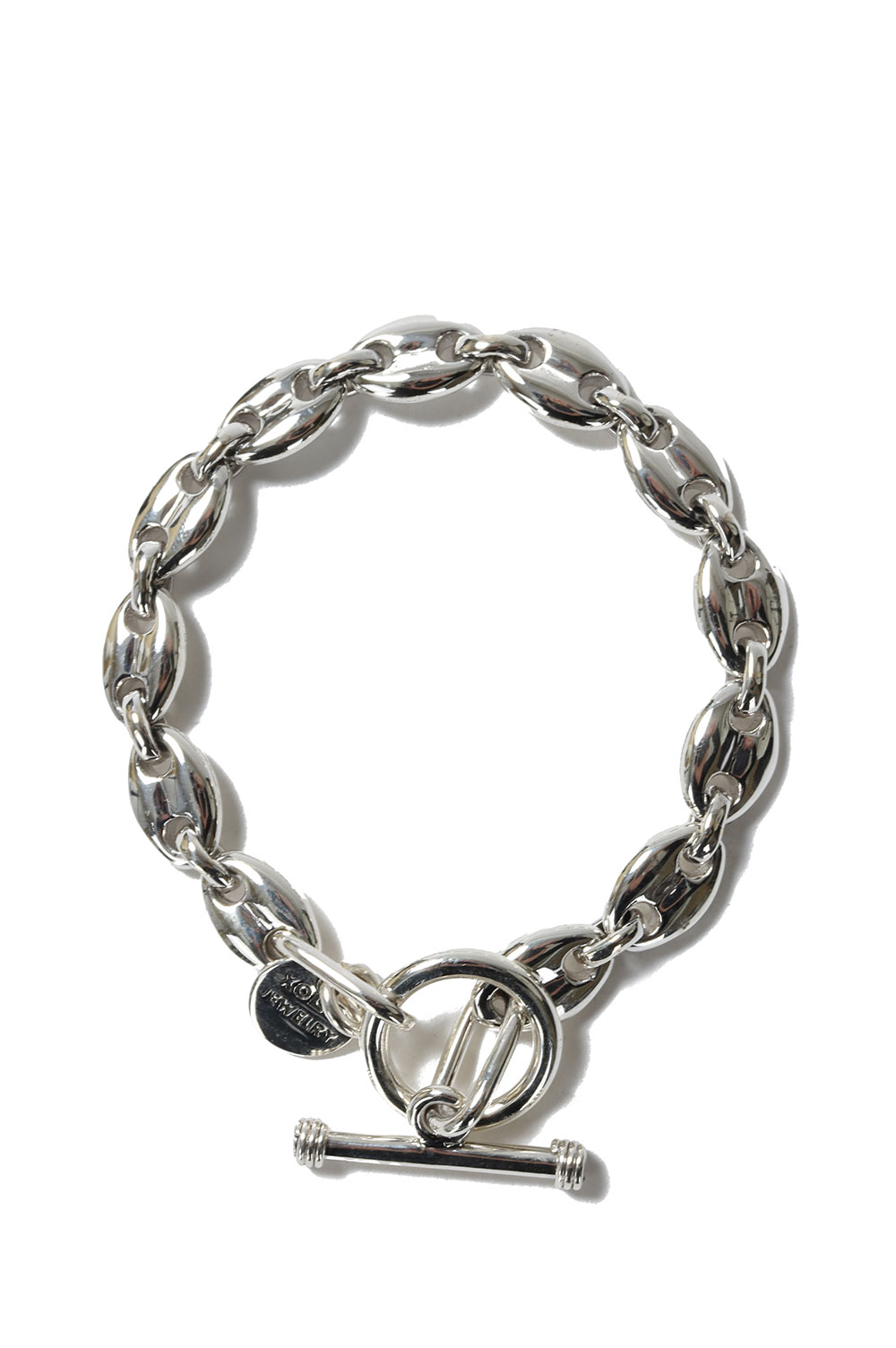 Caviar Link Bracelet -8mm- / Silver (XOB030-19) XOLO JEWELRY(ショロ ジュエリー)
