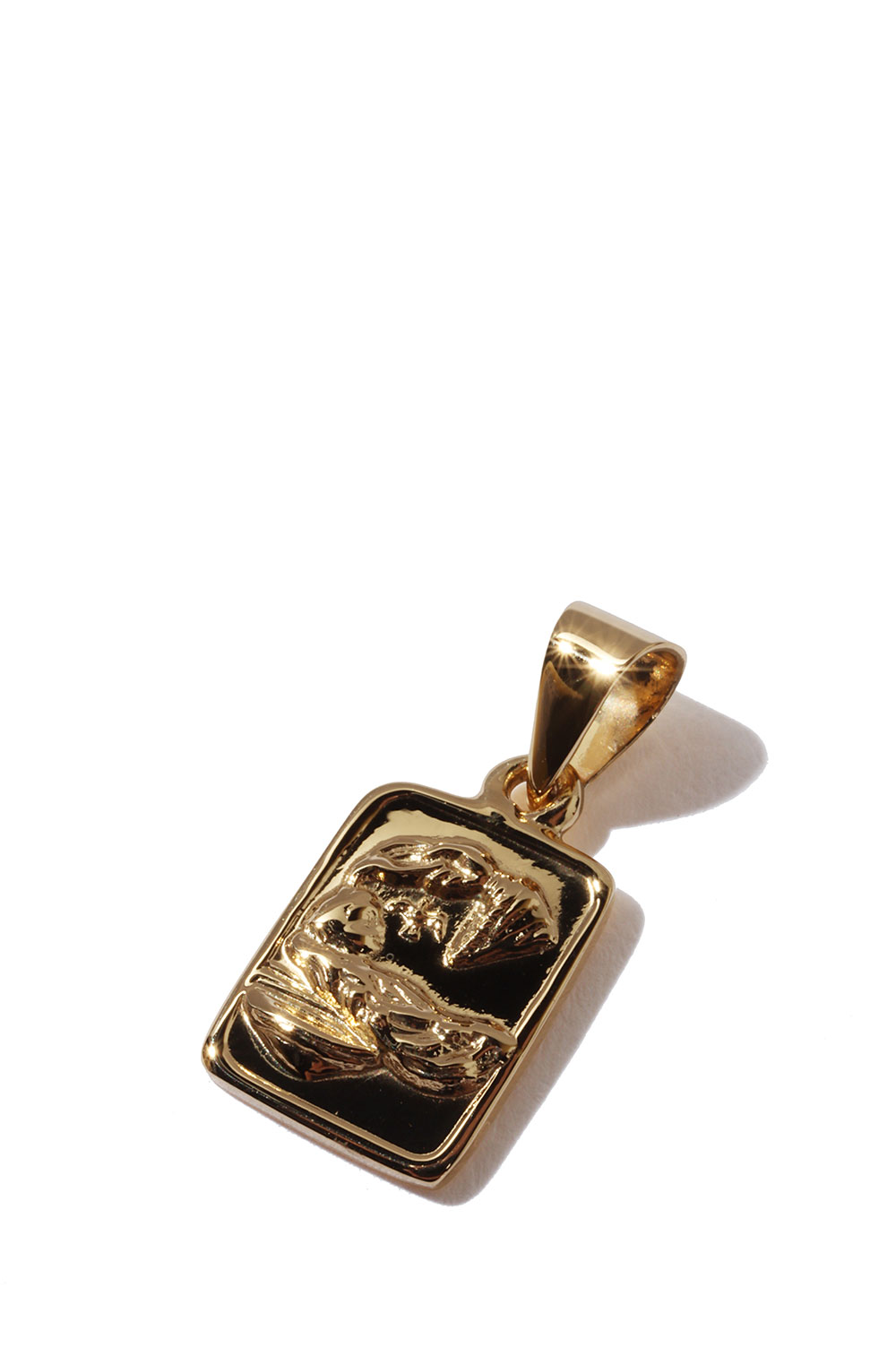 Medal Charm -Catholic_Baptism- / Gold (XOC009G) XOLO JEWELRY(ショロ ジュエリー)