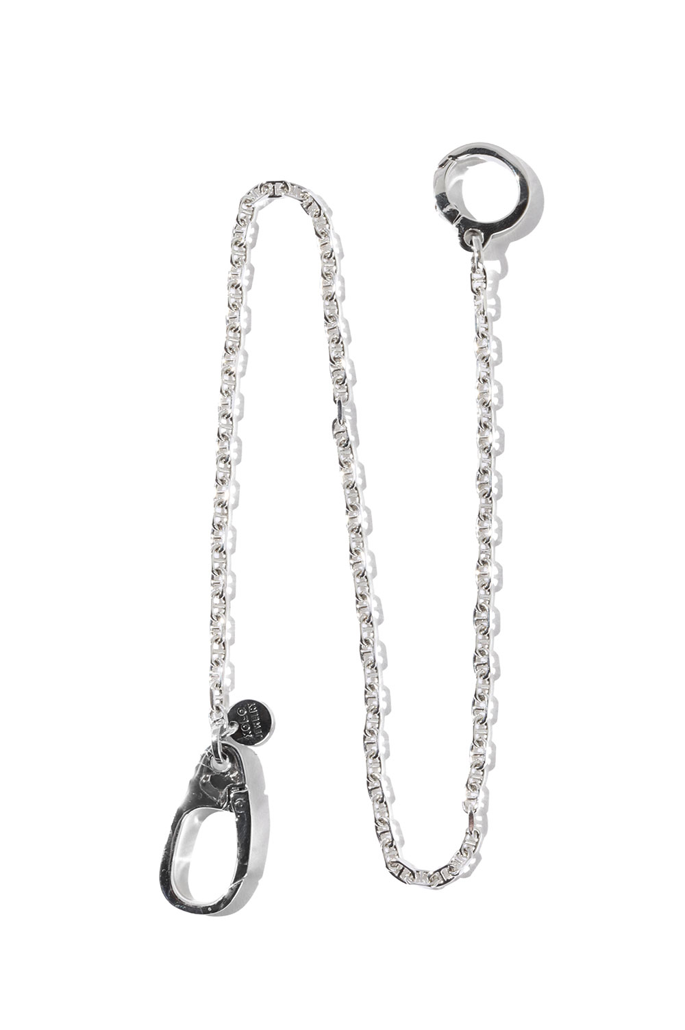Double Clasp with Solid Anchor Link / Silver (XOWC001-50) XOLO JEWELRY(ショロ ジュエリー)