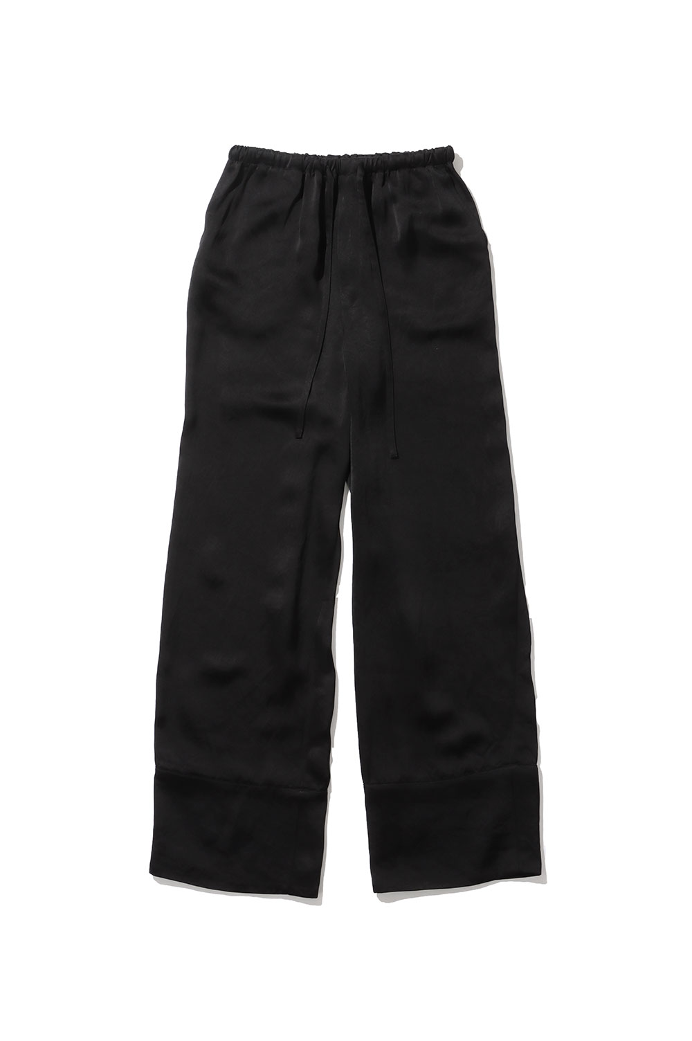 Rakuten - Satin Easy Pants - BLACK (12610704) Todayful(トゥデイフル)